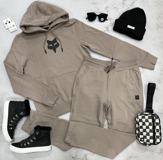 FOX TAUPE LEVEL UP FLEECE JOGGER