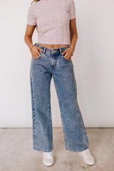 516 BOW POCKET DENIM JEANS