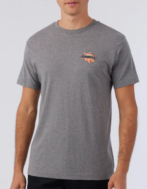 MEN'S O'NEILL HEATHER GREY INBLOOM TEE