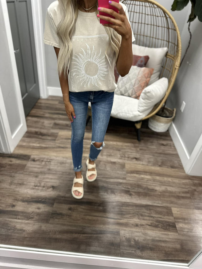 ROXY CELESTE STONE GRAPHIC TEE