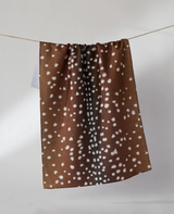GEOMETRY DOE TRAIL TEA TOWEL