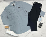 MENS ATG ANGLER SHIRT OCEAN BLUE