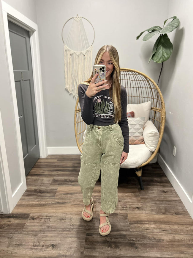 BILLABONG DANCING IN THE WILD LONG SLEEVE TOP