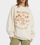BILLABONG CREAM RIDE IN CREW SWEATER