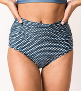 PALAKA RUCHED HIGH RISE SWIM BOTTOMS