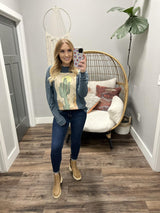 ONEILL SAGUARO NAVY LONG SLEEVE TEE