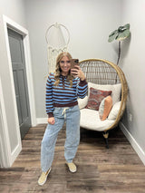 CAMILLE MID RISE DRAWSTRING BARREL JEANS