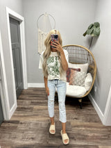 IVORY FREE BIRD GRAPHIC TEE