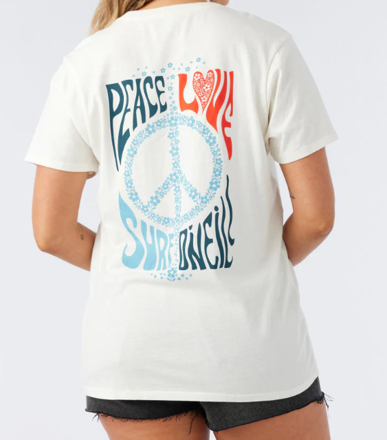 ONEILL PEACE AND LOVE TEE