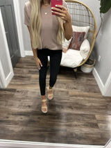 HADLEY WASHED BLUSH RIBBED TOP