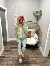 SAGE WASHED 18 CREW SWEATSHIRT