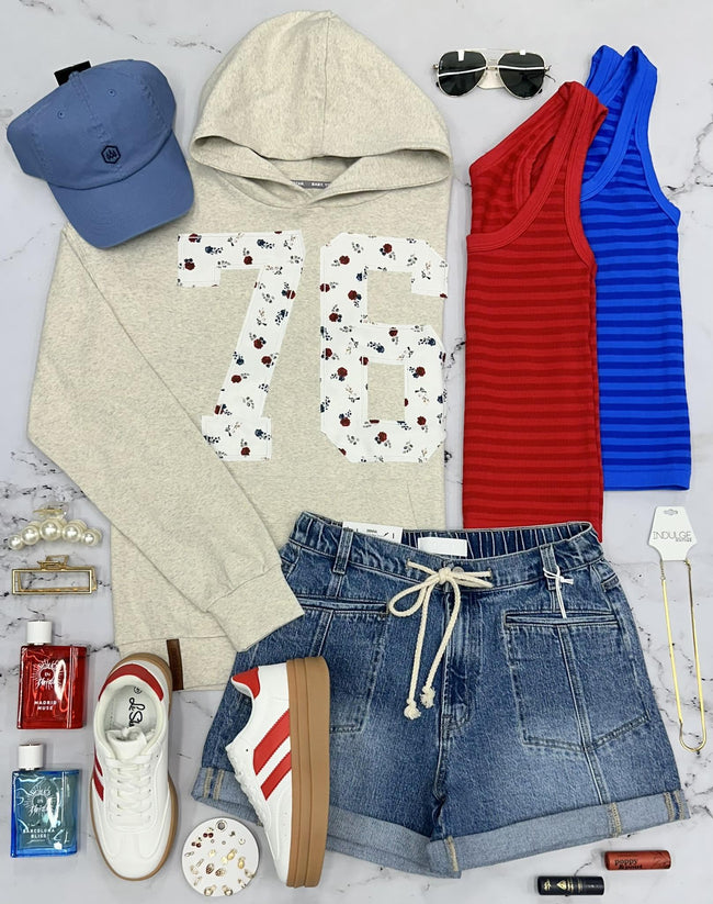 UNIVERSITY HOODIE ALL AMERICAN CUTIE
