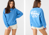 ONEILL PUFF PRINT BOARDWALK CREW SWEATSHIRT