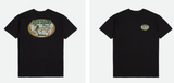MENS BRIXTON BLACK BASS BRAINS SWIM TEE