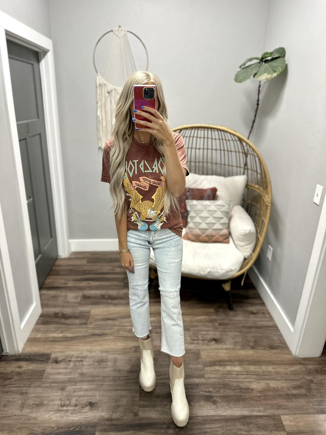 WINE WASHED WORLD TOUR GRAPHIC TEE
