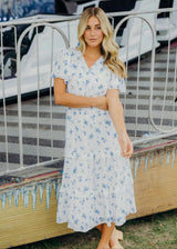 THE JESSA STAR SPANGLED MIDI DRESS