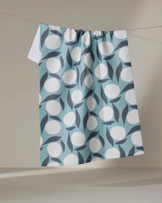 GEOMETRY BOUNCINB BLOOMS TEA TOWEL