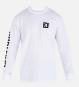 HURLEY EVERDAY BOX TEE LONG SLEEVE WHITE