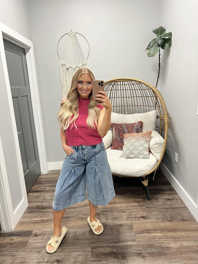 AARON FRONT PLEATED BERMUDA SHORTS