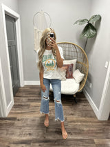 WHITE COLORADO GRAPHIC TEE