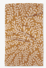GOLDEN FALL GEOMETRY KITCHEN TEA TOWEL
