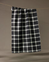 GEOMETRY WICKLOW BLACK PLAID TEA TOWEL