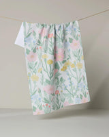GEOMETRY WILDFLOWERS IN BLOOM TEA TOWEL