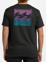 MEN'S BILLABONG CRAYON WAVE T-SHIRT BLACK