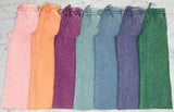 BLACK FRIDAY ACID WASH WIDE LEG PANT *FINAL SALE*