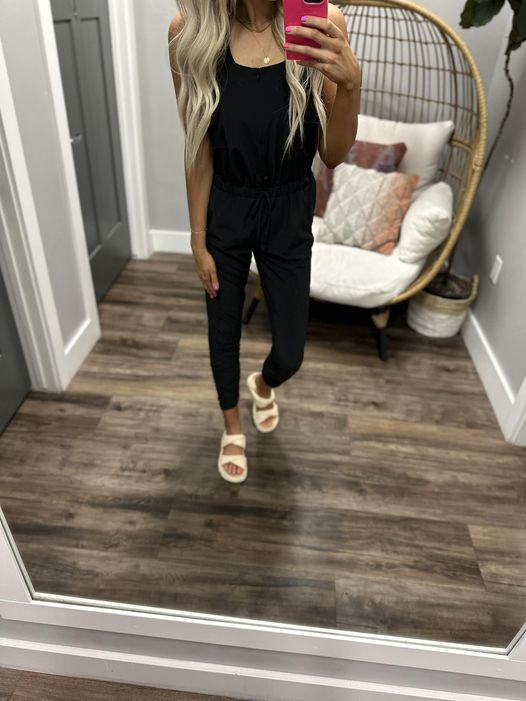 PRANA RAILAY BLACK JUMPSUIT