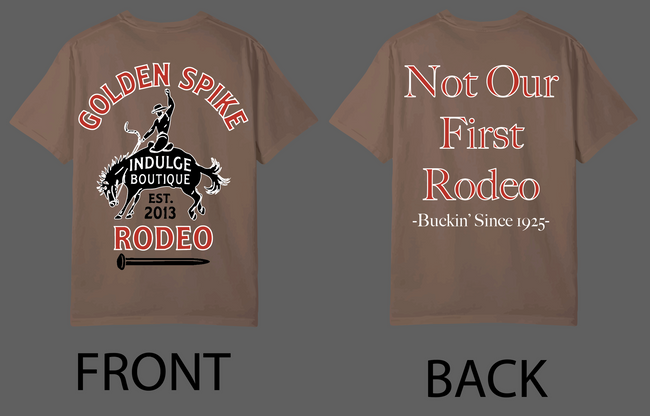 COCO/RED GOLDEN SPIKE RODEO TEE