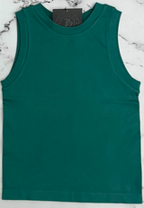 WHO AM I SMOOTH TEAL ONE SIZE TANK TOP