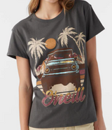 GIRL'S O'NEILL WASHED BLACK DRIVE WILD TEE
