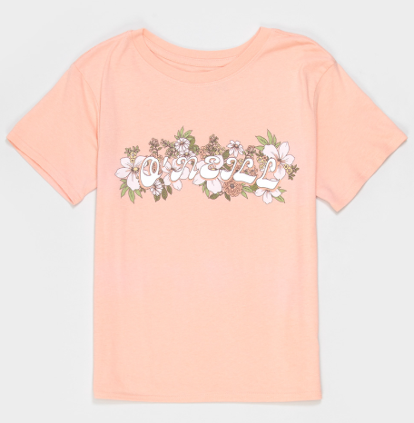 GIRLS ONEILL FLORA FLORAL GRAPHIC TEE