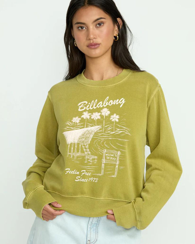 BILLABONG FROM PARADISE CREW SWEATSHIRTS