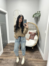 JASMINE OAK KNIT SWEATER TOP