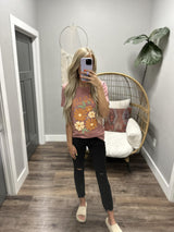 MAUVE WILD LOVE GRAPHIC TEE