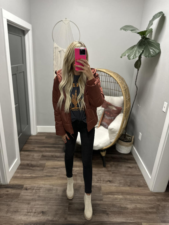 BILLABONG ADVENTURE DIVISION ROSEWOOD TRANSPORT PUFFER JACKET