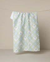 GEOMETRY TULIP LATTICE TEA TOWEL