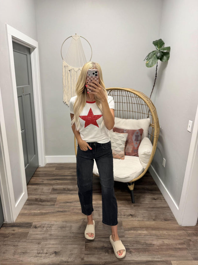 VINTAGE STAR RINGER GRAPHIC TEE
