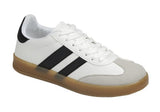 SABA WHITE AND BLACK CASUAL SNEAKER SHOE