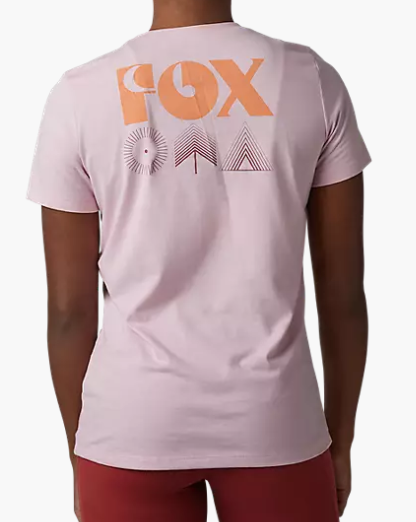 FOX ROCKWILDER BLUSH SHORT SLEEVE TEE