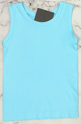 SKY BLUE LOOK AT ME ONE SIZE TANK TOP