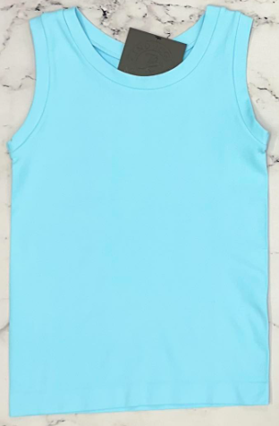 SKY BLUE LOOK AT ME ONE SIZE TANK TOP