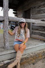 HOLD YOUR HORSES CHECK GRAPHIC TEE