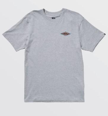 MENS QUIKSILVER FOSSILIZED SHORT SLEEVE TEE