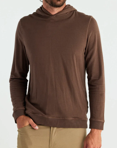 MENS FREE FLY MUSTANG BAMBOO LIGHTWEIGHT FLEECE HOODIE