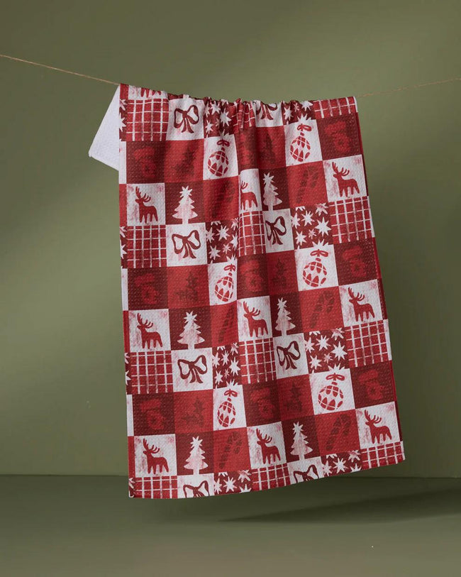 GEOMETRY SWEET CAROL TEA TOWEL