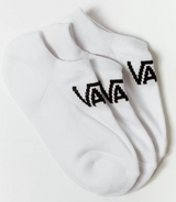 BOYS VANS 3 PACK SOCKS WHITE