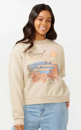 RIPCURL WAVE GLIDERS RELAXED CREW SWEATSHIRT